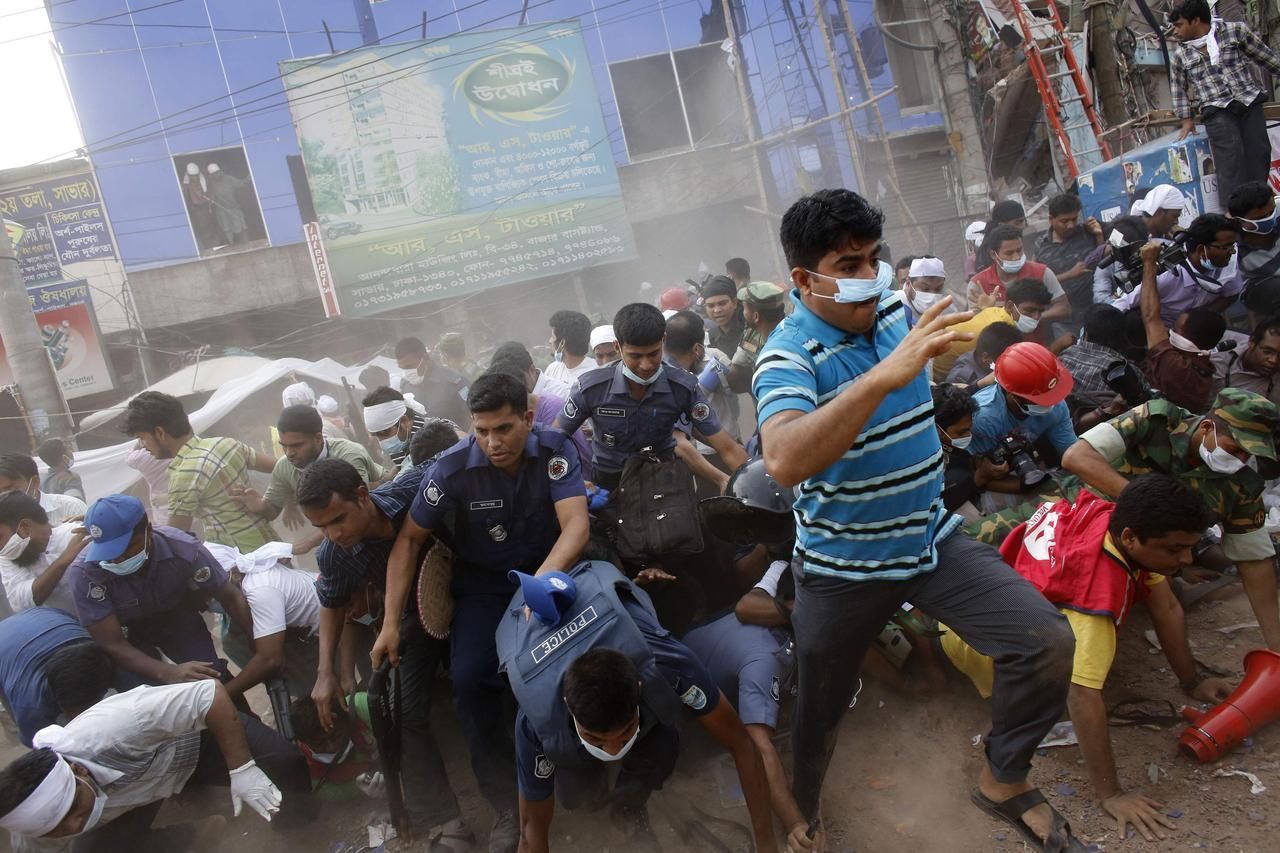 Bangladéš - Dháka - Rana Plaza - budova - zřícení - neštěstí