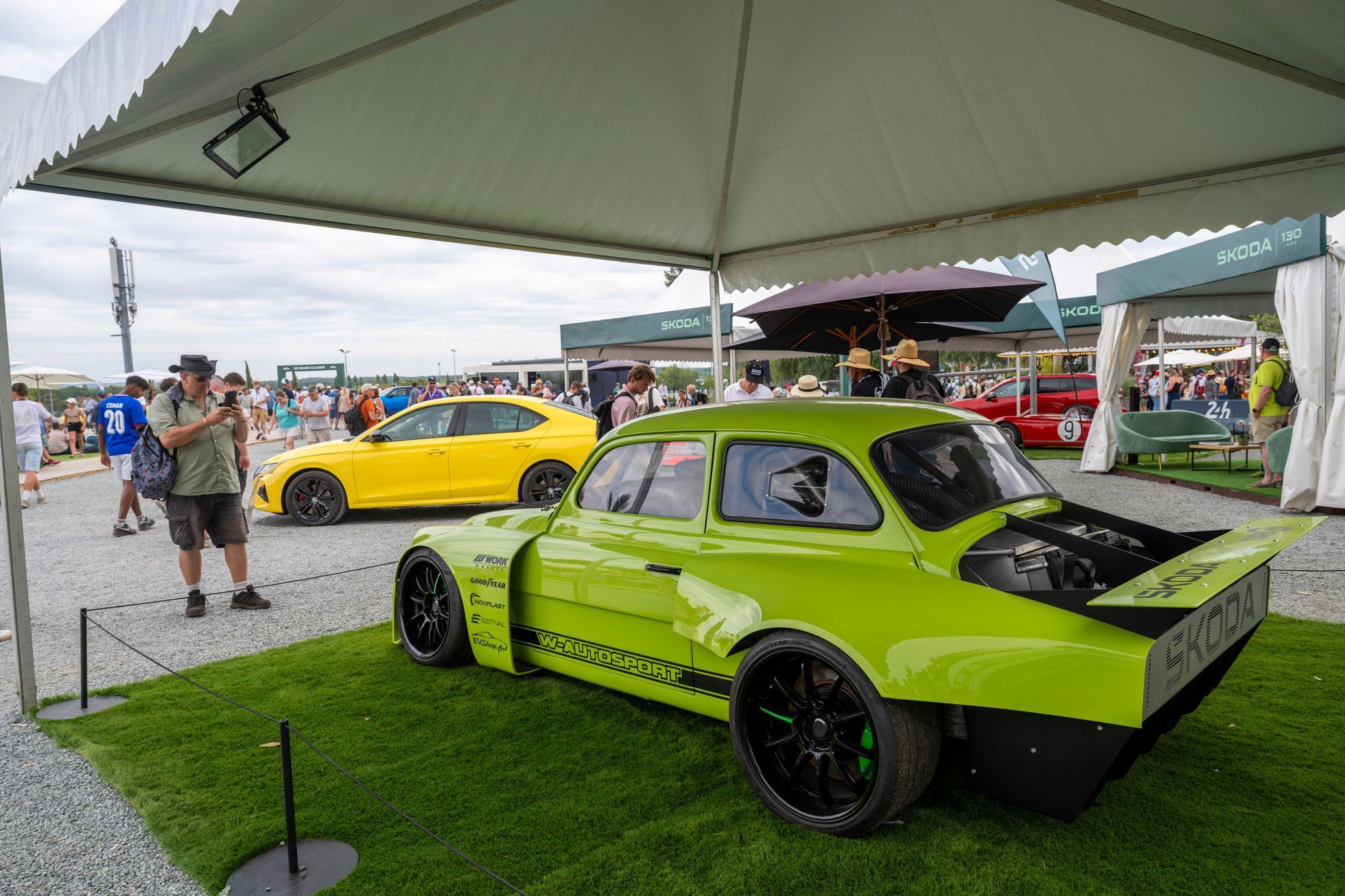 Le Mans Classic 2025 stánek Škoda