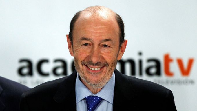 Bývalý předseda španělských socialistů (PSOE), vicepremiér a ministr vnitra Alfredo Pérez Rubalcaba.