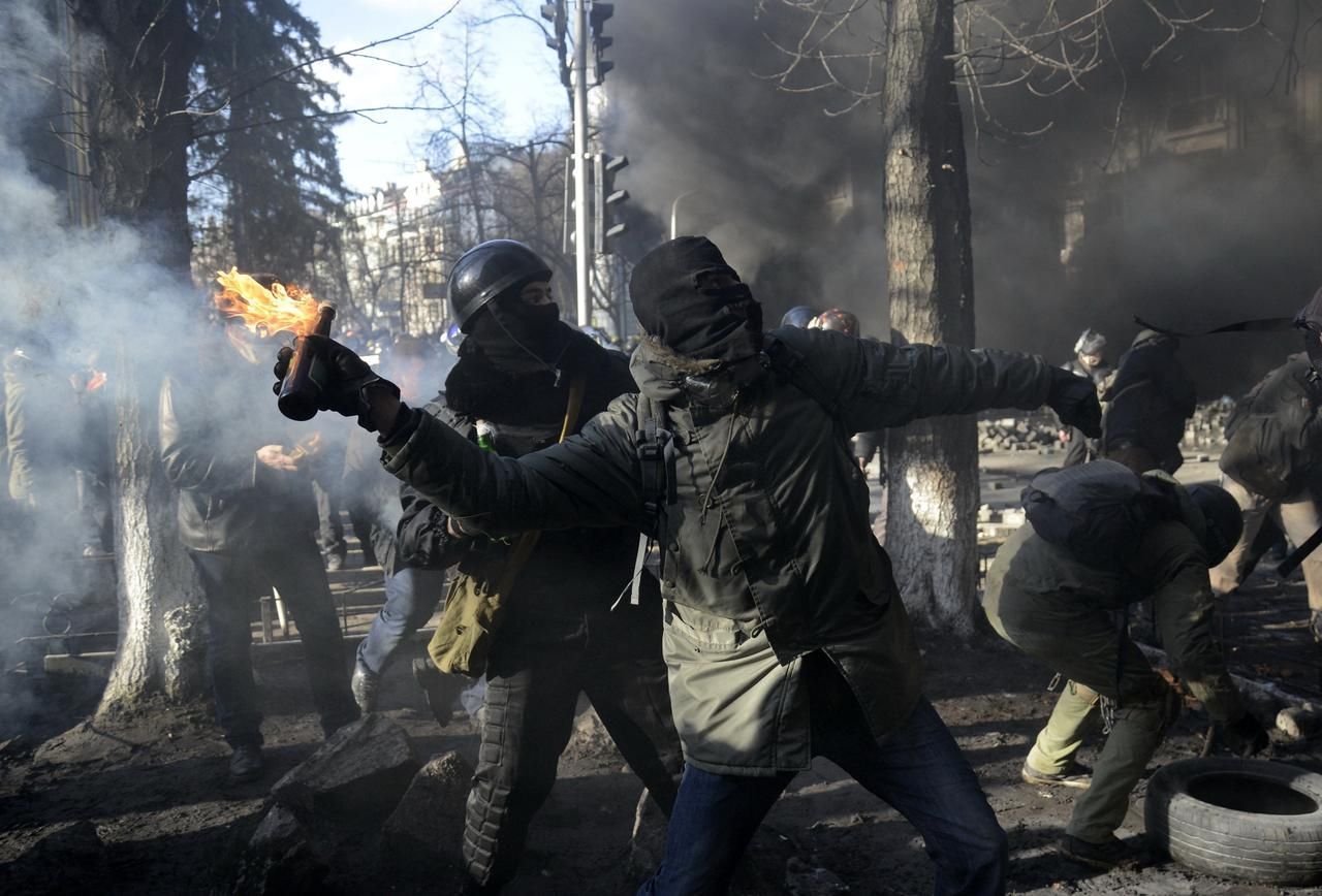 Ukrajina - protesty - 18.2.