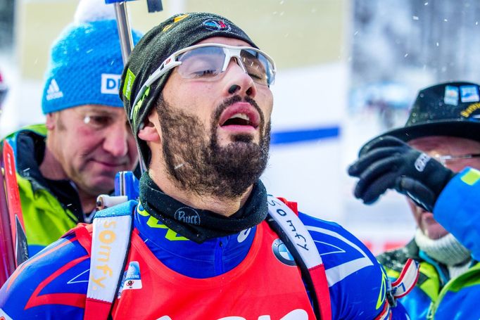 SP v Ruhpoldingu II, štafeta M: Martin Fourcade