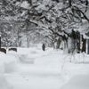 Přívaly sněhu ve městě Erie, Pensylvánie