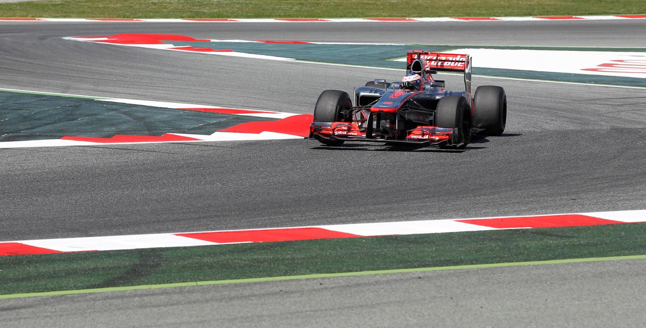 Jenson Button (McLaren) v Barceloně