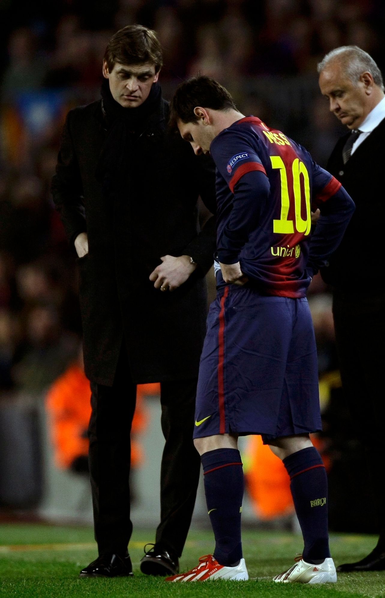 Fotbal, Barcelona - Paris St. Germain: Vilanova a Messi