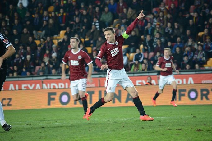 Sparta vs České Budějovice, utkání Synot ligy (Lafata)