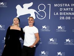 Představitelé hlavních rolí Lady Gaga a Joaquin Phoenix na benátském festivalu. 