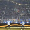 Fanoušci Lazia v zápase EL Viktora Plzeň - Lazio