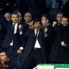 Liga mistrů, Valencie - Paris St. Germain: David Beckham, sportovní ředitel Leonardo a generální ředitel PSG  Jean-Claude Blanc
