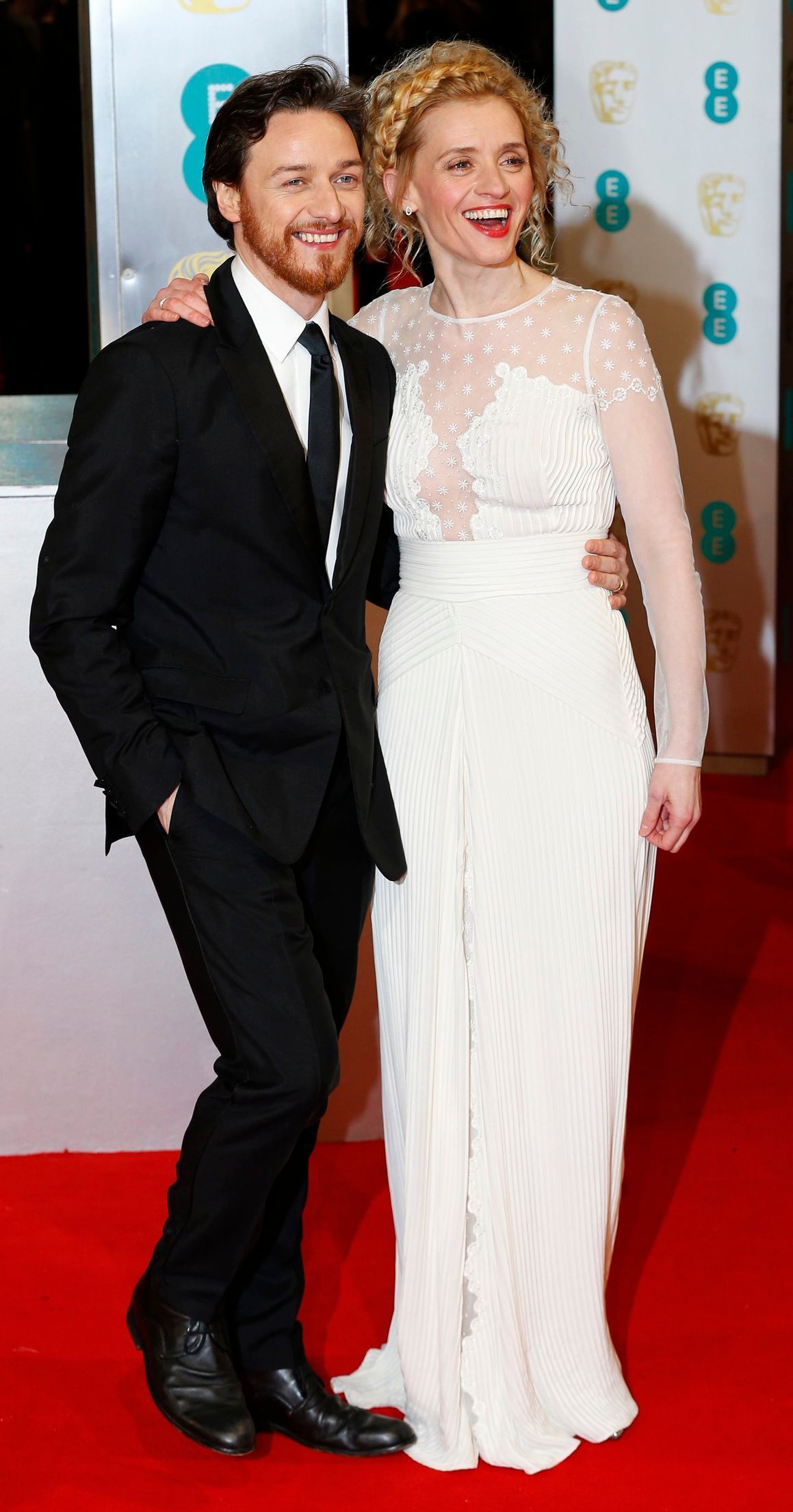 Actor McAvoy s manželkou Duff (BAFTA v Londýně)