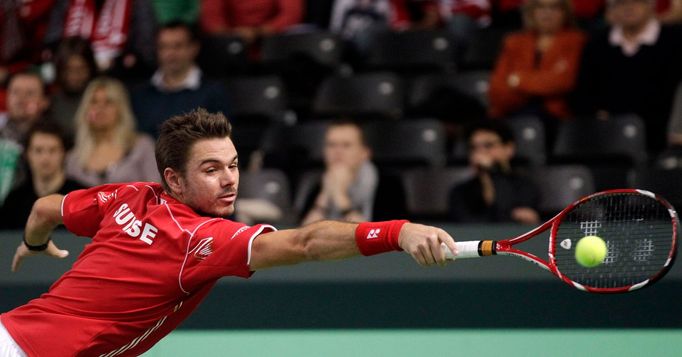 Davis Cup, Švýcarsko - Česko: Stanislas Wawrinka