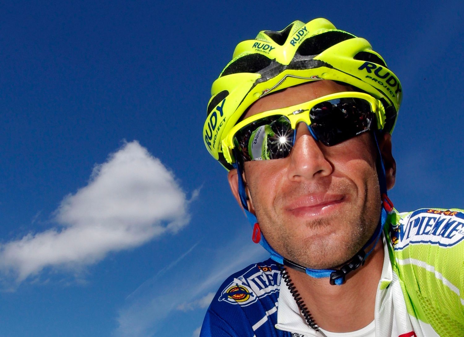 Italský cyklista Vincenzo Nibali před sedmou etapou Tour de France 2012.