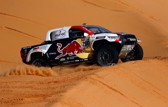 6. etapa Rallye Dakar 2023: Násir Attíja, Toyota