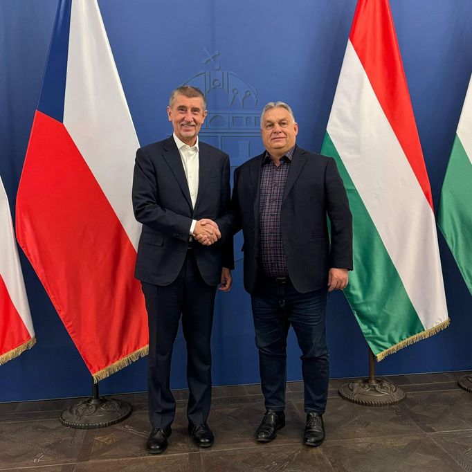 Předseda nejsilnější české opoziční strany Andrej Babiš se v Budapešti setkal s maďarským premiérem Viktorem Orbánem.