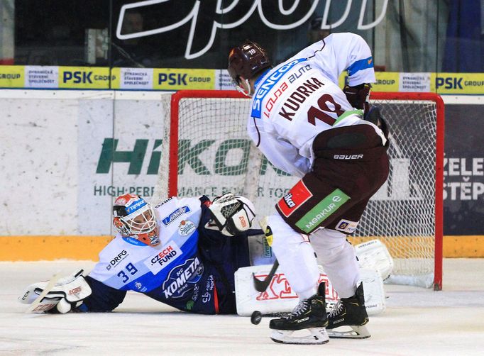 Kometa - Sparta, podzim 2018. Andrej Kudrna a Libor Kašík