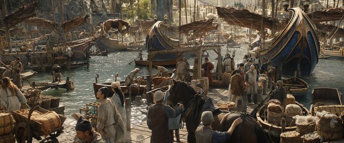 Snímek z Pána prstenů: Prstenů moci.