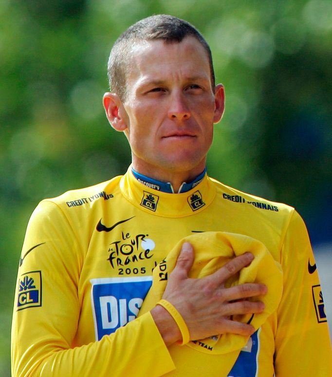 Cyklista Lance Armstrong