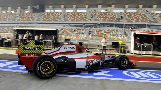 Největší hvězdou HRT byl Španěl Pedro de la Rosa, který kdysi s McLarenem stál i na stupních vítězů.