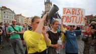 Po týdnu se na Staroměstském náměstí opět konala demonstrace proti premiérovi v demisi Andreji Babišovi.