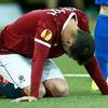 Sparta Prague players stand dejected after BSC Young Boys scored a second goal during Europa League match in Bern