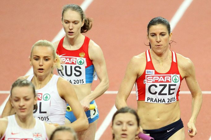 HME 2015 Praha: Zuzana Hejnová (4x400 m)