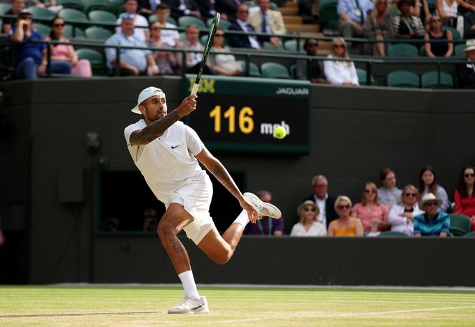 Wimbledon 2022, čtvrtfinále (Nick Kyrgios)