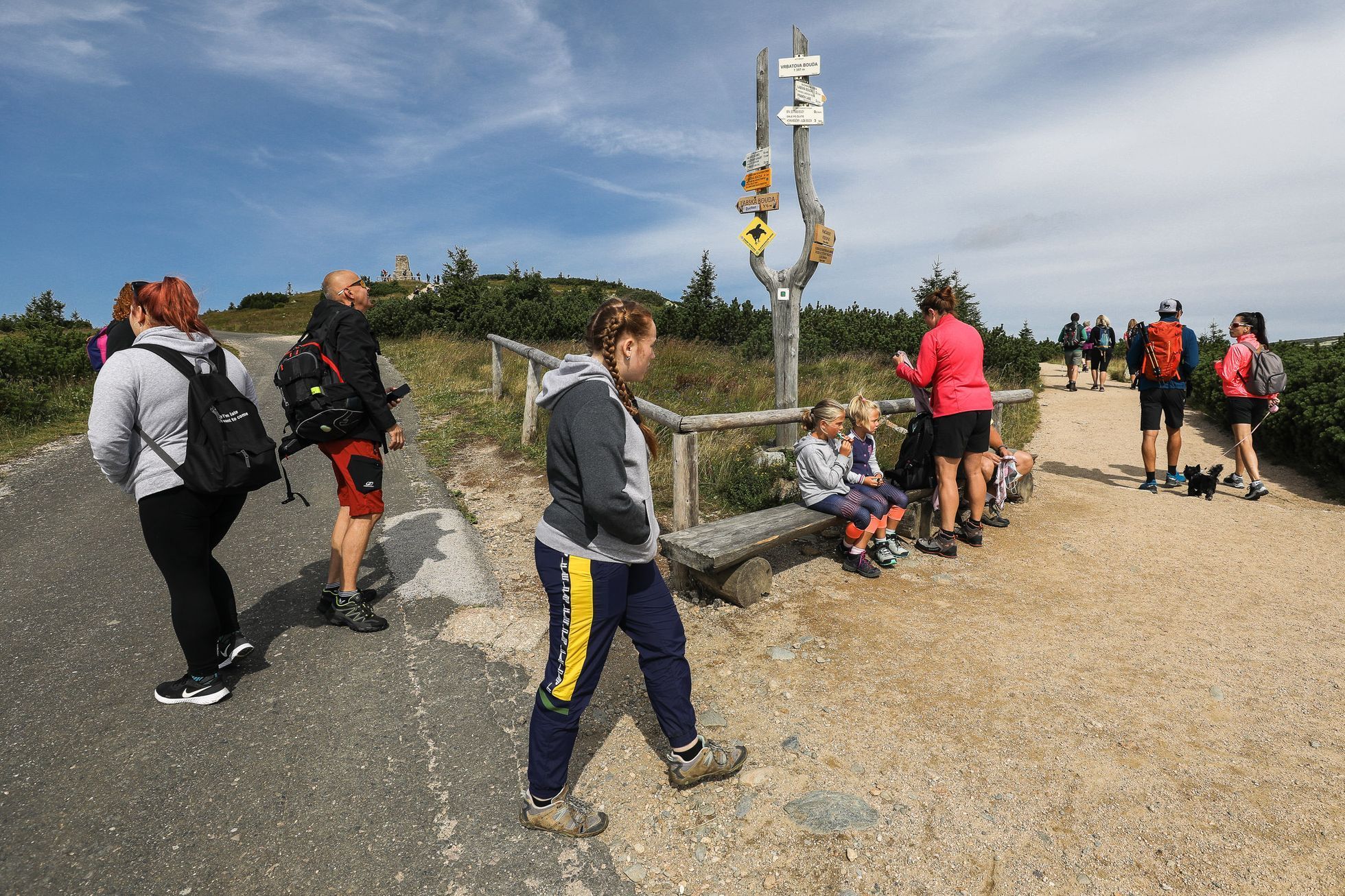 KRNAP overturismus, turisté, Národní park Krkonoše, turistika, správce, ranger, výlet, dovolená