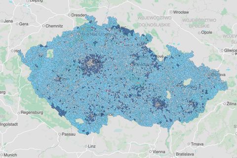 Přebarvená země. Proklikejte si, jak volili vaši sousedé v nejpodrobnější mapě okrsků