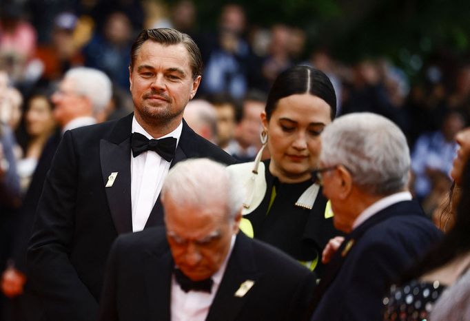 Leonardo DiCaprio, Martin Scorsese, Robert De Niro a Lily Gladstone.