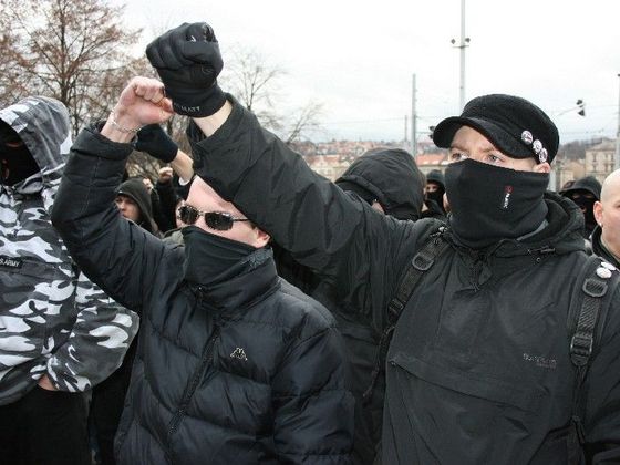 Neo-Nazis meet in Prague