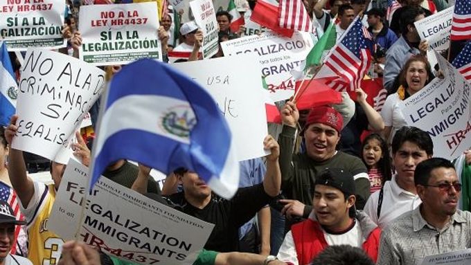 Hlavní imigrační vlnu do USA tvoří v současnosti lidé přicházející z Mexika a Jižní Ameriky. Letos na jaře pořádali napříč Spojenými státy mohutné demonstrace, jejichž cílem bylo zlepšit postavení imigrantů.