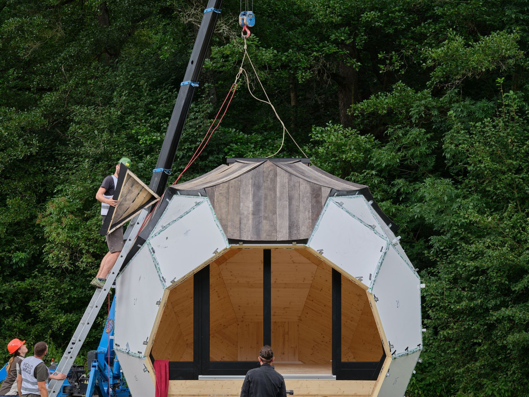 rekreační bydlení, glamping, škola, studenti, architektura, česká kamenice