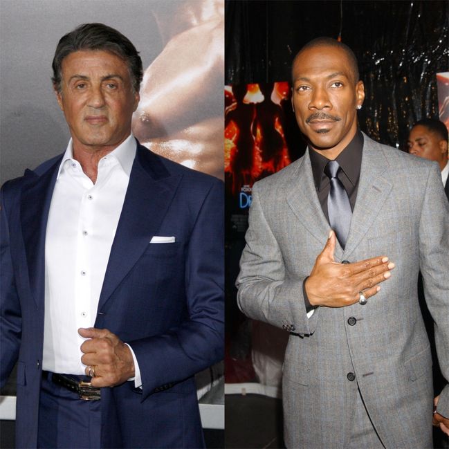 Sylvester Stallone a Eddie Murphy