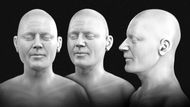 sv. Václav, Petr Parléř, busta, vizualizace, lebka