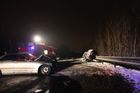 Hromadná nehoda na D1 zavřela dálnici ve směru do Polska