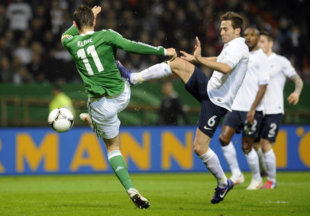 Německo - Francie (Klose, Cabaye)