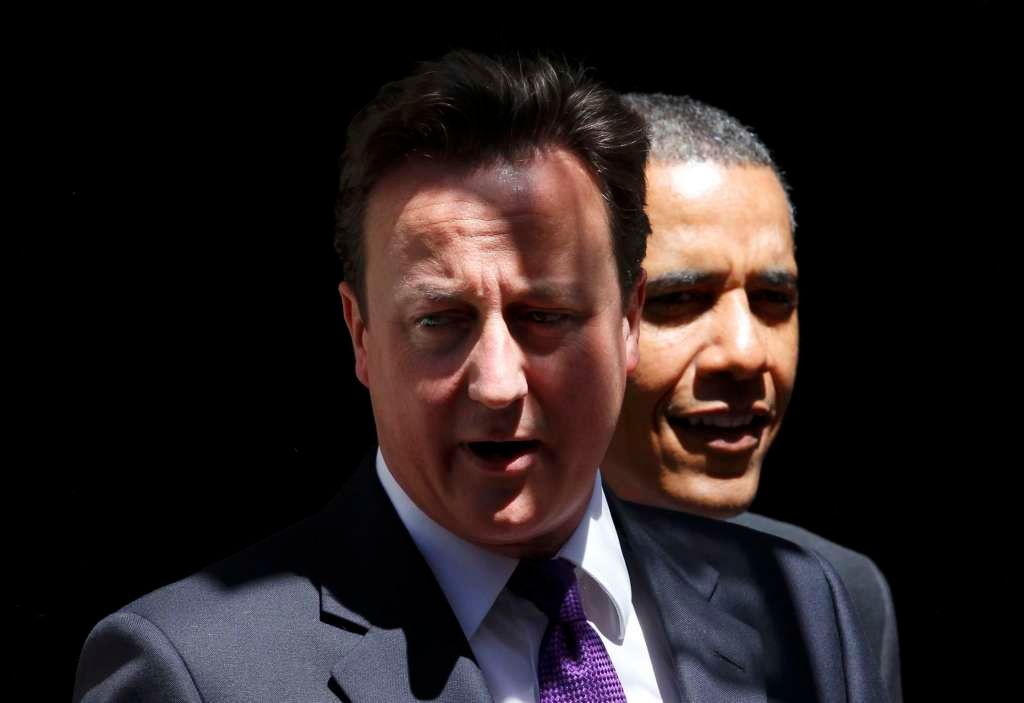 Obama ve Velké Británii - s Davidem Cameronem