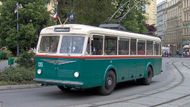 Trolejbus Škoda 6Tr2, jenž jezdil od konce 40. let v Plzni. Trolejbusový provoz tu byl ale zahájen již v roce 1941, po Českých Budějovicích (1909) a Praze (1936).