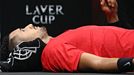 Laver Cup 2017 oslavy (Nick Kyrgios)