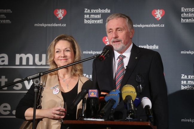 Lucie Topolánková a Mirek Topolánek
