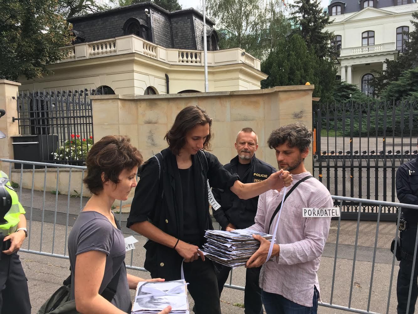 Protest za propuštění politických vězňů v Rusku