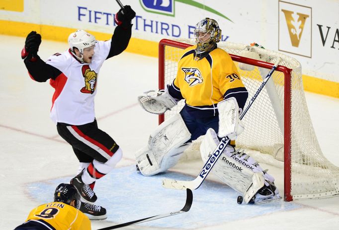 NHL: Ottawa Senators vs Nashville Predators (Mazanec)