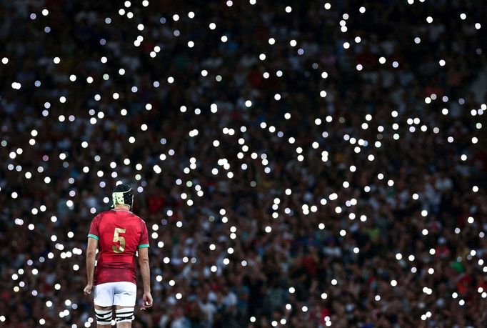 Rugby Union - Rugby World Cup 2023 - Pool C - Fiji v Portugal - Stadium de Toulouse, Toulouse, France - October 8, 2023   Portugal's Steevy Cerqueira before the match. RE