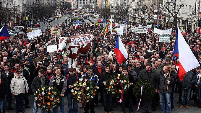 Naposledy se farmáři do pražských ulic vydali v březnu.