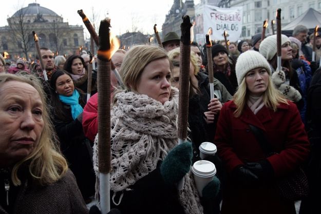 Dánsko demonstrace