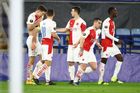 Leicester - Slavia 0:2. Sešívaní dvakrát udeřili ve druhé půli a slaví postup