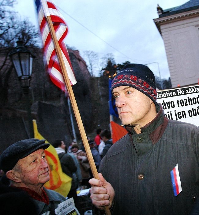 Protestní akce proti americké radarové základně