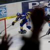 Hokej, Zlín - Plzeň: Bedřich Köhler dává gól na 1:0