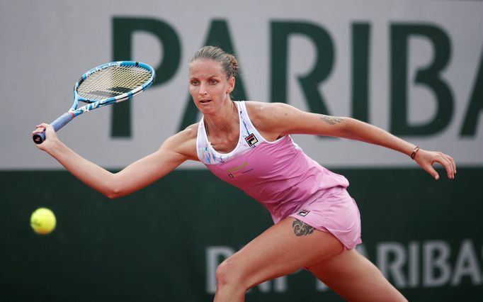 Karolína Plíšková v druhém kole French Open 2018