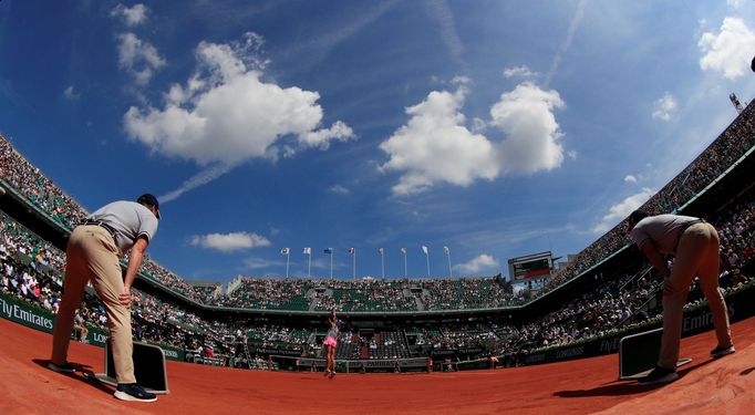 Mihaela Buzarnescuová v osmifinále French Open 2018