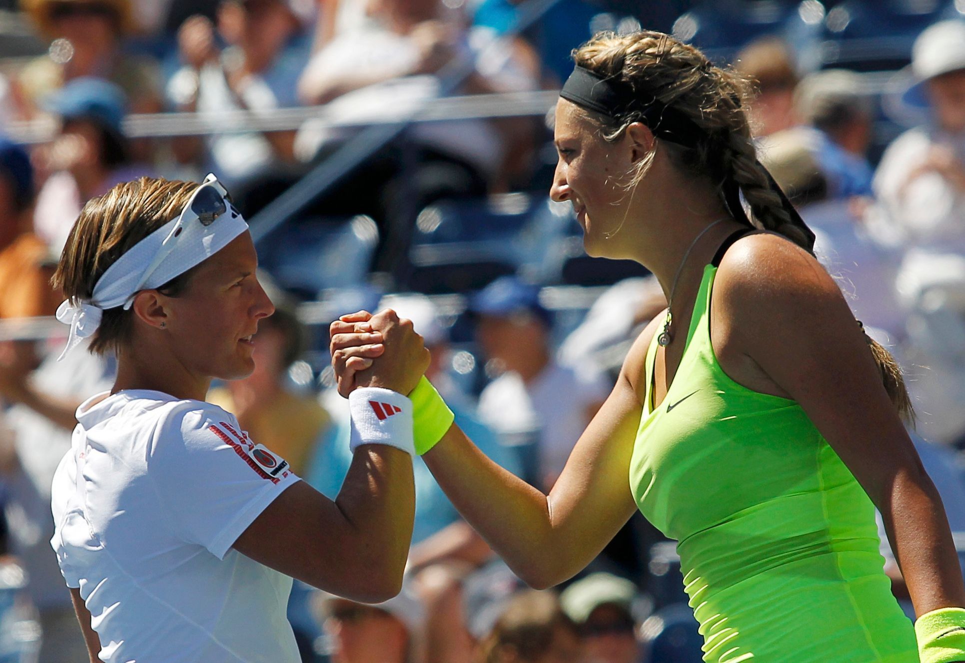Victoria Azarenková a Belgičanka Flipkensová na US Open